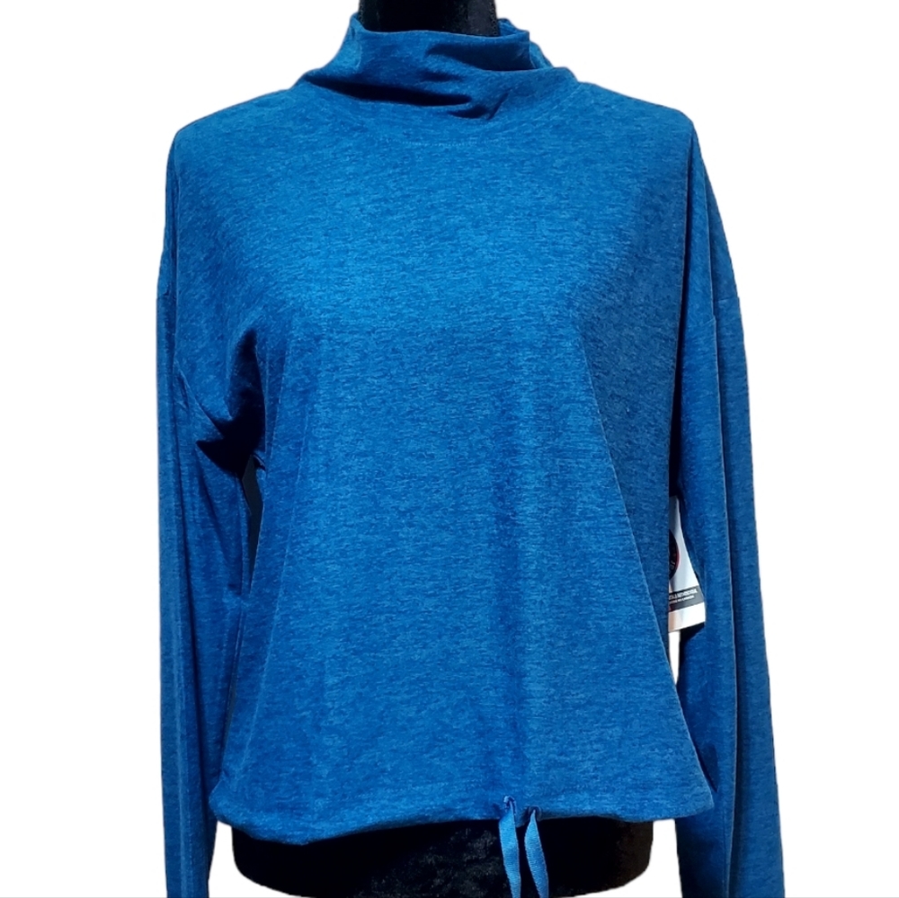 Canada Weather Gear Supreme Soft Mock Neck Longsleeve Light tshirt Large